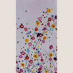 Todo florece rosa pálido. Lienzo 100x100 cm