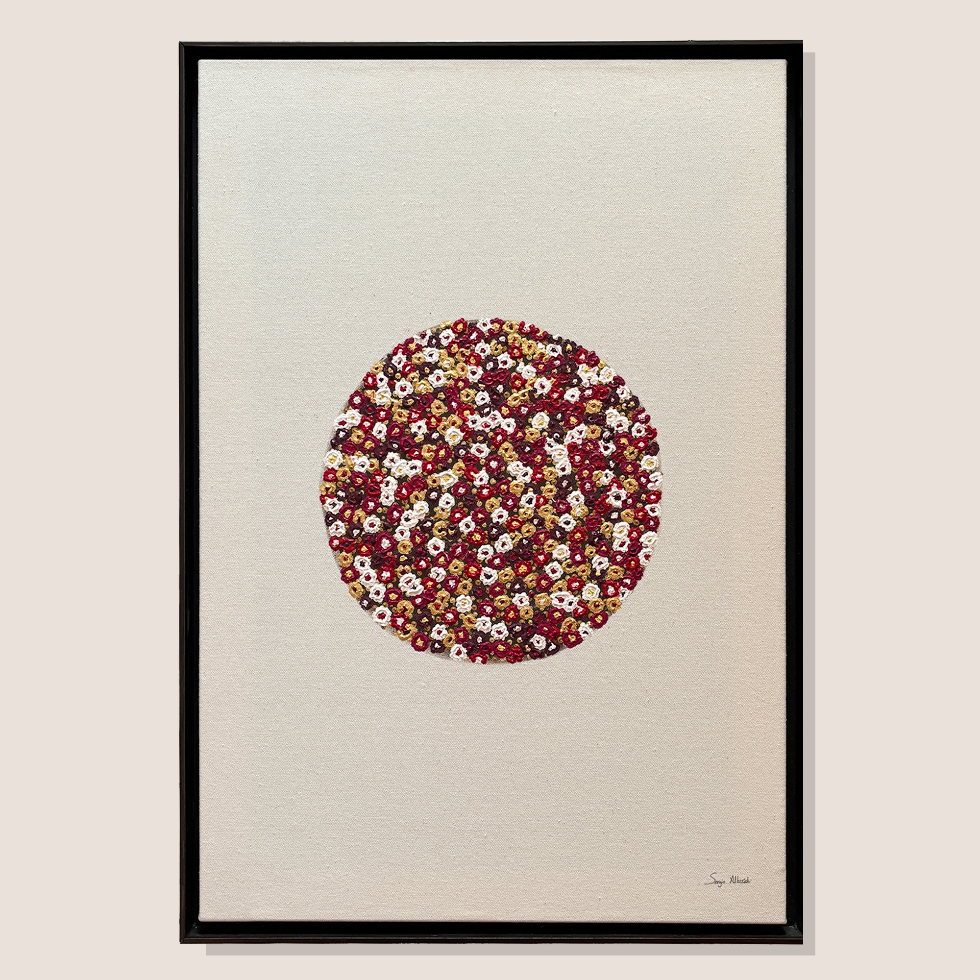 Nidos. Corazón despierto. Lienzo 50x70 cm