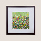 Todo florece verde. Obra papel 30x30 cm